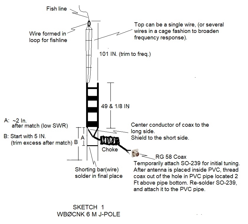 SKETCH 1 WB0CNK 6M J Pole wire Dim JPG